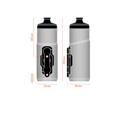 Fidlock TWIST Bottle 600 + Bike Base -Zweirad Profi bottledimensions23
