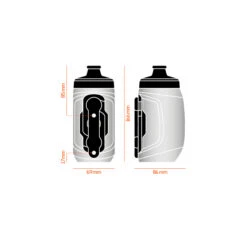 Fidlock TWIST Bottle 450 Kids + Bike Base -Zweirad Profi bottledimensions7