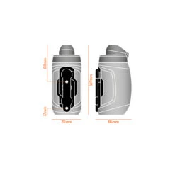 Fidlock TWIST Bottle 450 + Bike Base -Zweirad Profi fidlock twist bottledimensions website2 0 eu 587x587px 200727 11