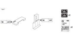 Thule Rapid System Kit - 1055 -Zweirad Profi thule zubehoer rapid kit system 1055 3